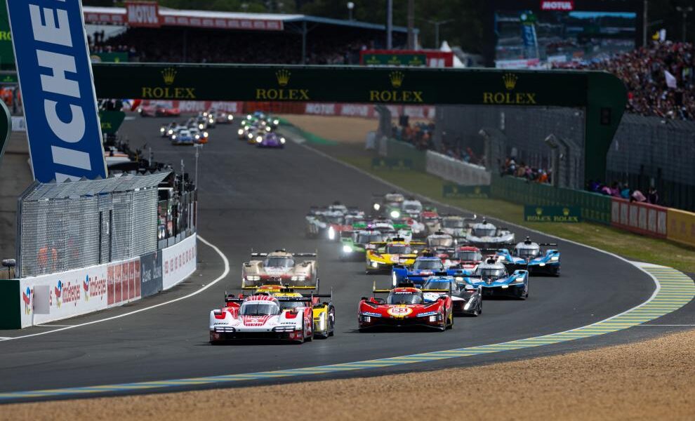 La partenza della 24H di Le Mans 2024 (© FIA WEC)