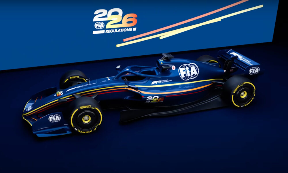 Il concetto di F1 2026 disegnato dalla FIA