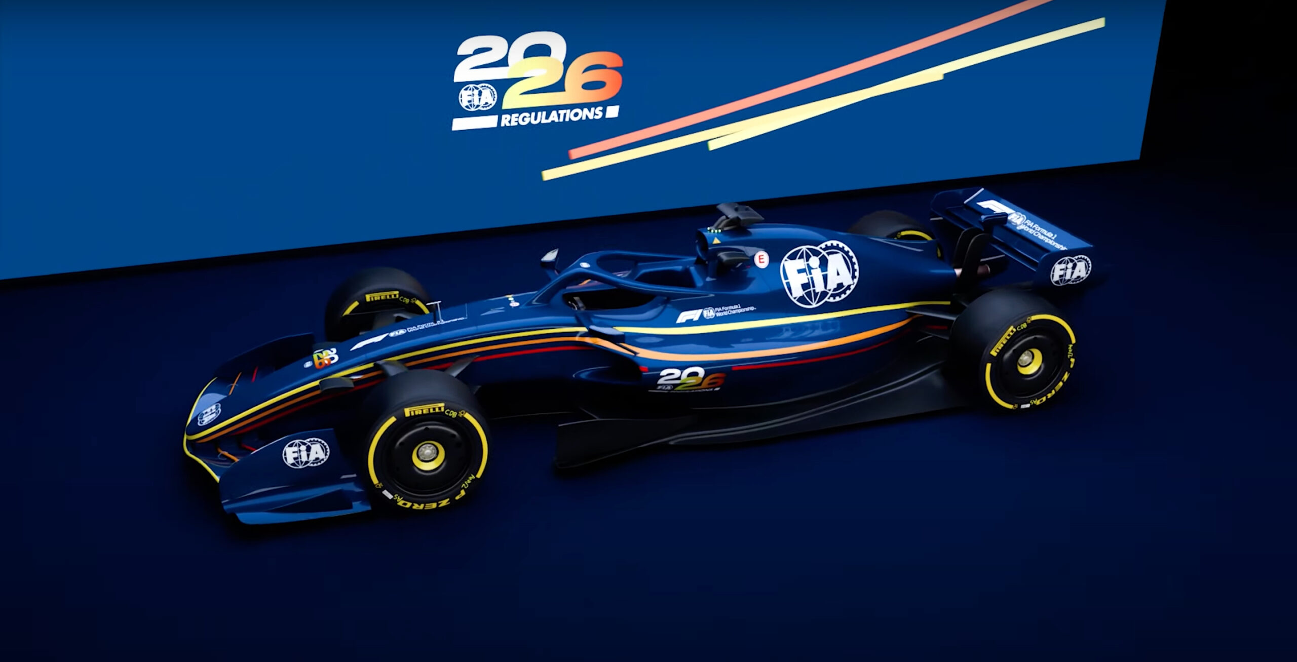 Il concetto di F1 2026 disegnato dalla FIA