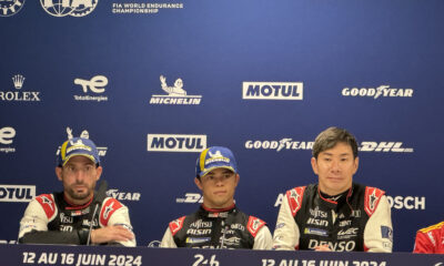 I piloti Toyota dopo la 24H di Le Mans