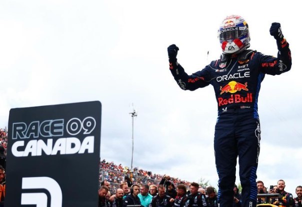 Il vincitore del Gran Premio di Montréal, Max Verstappen