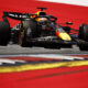 Max Verstappen in pista durante lo Sprint Shootout del GP d'Austria di F1