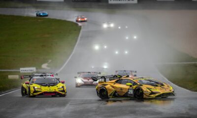 Bonduel in azione durante il Super Trofeo Lamborghini al Nürburgring di Gara