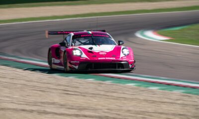 La Porsche #85 delle Iron Dames, prima nelle qualifiche LMGT3 della ELMS 4H Imola (© ELMS)