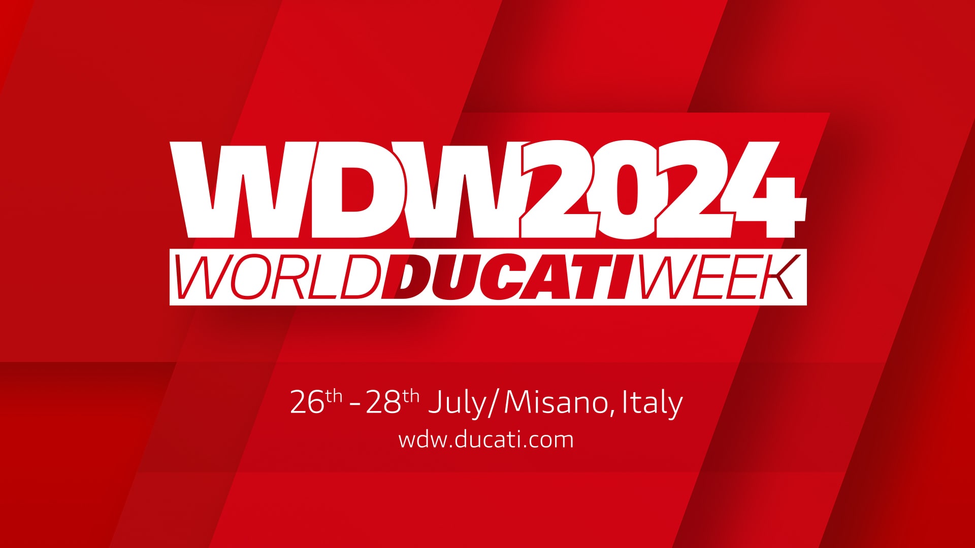 WDW 2024 a Misano dal 26 al 28 luglio