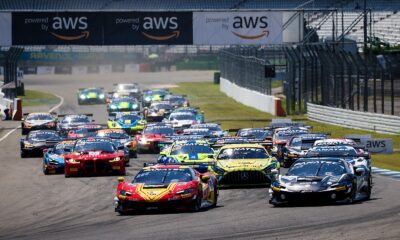 La partenza di Gara 1 del GTWCE Sprint Cup Hockenheim 2024, vinta da Engel-Auer (© GT World)