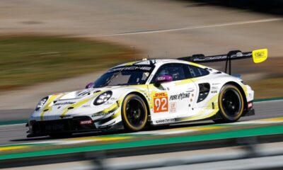 La porsche #92 di manthey in pista per la 6h san paolo lmgt3