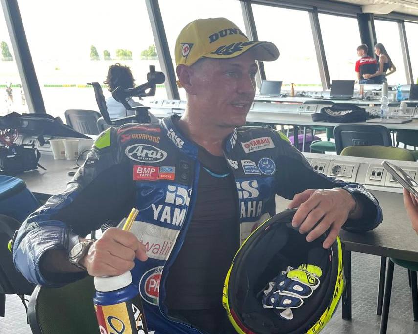 Dominique Aegerter dopo Gara 2 al CIV SBK Round 4