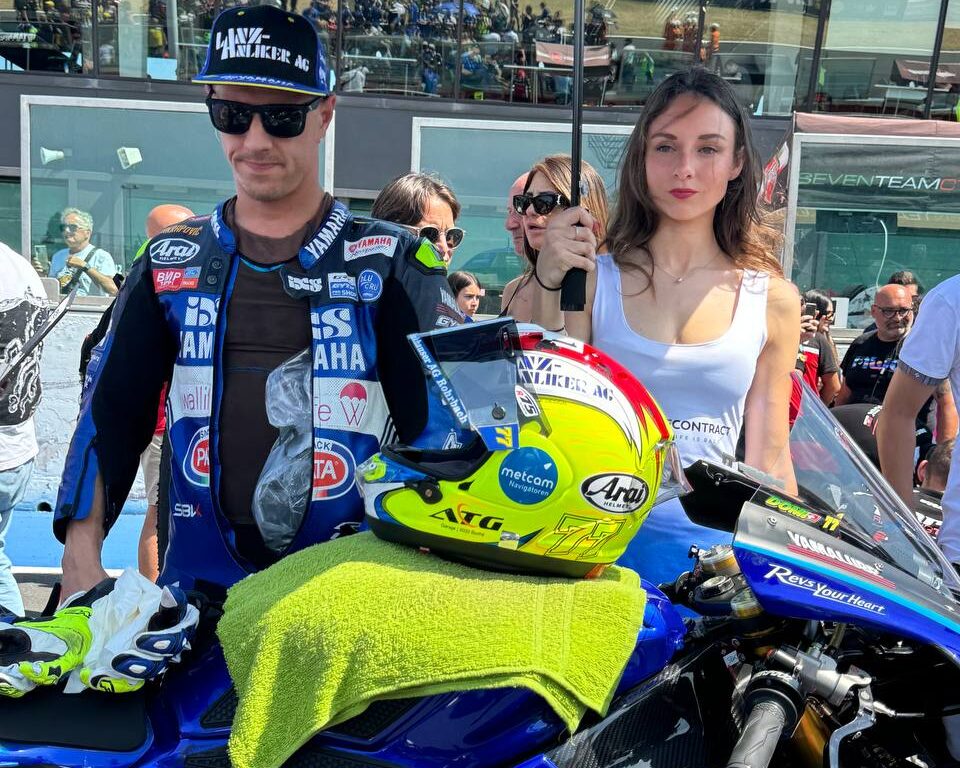 Dominique Aegerter in griglia a Misano per Gara 2 del Round 4 del CIV SBK