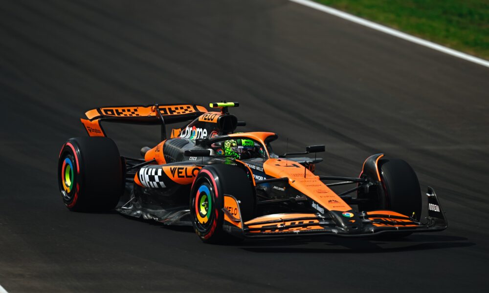 F1 GP Monza 2024, qualifiche: Lando Norris è in pole position (© x.com McLaren)