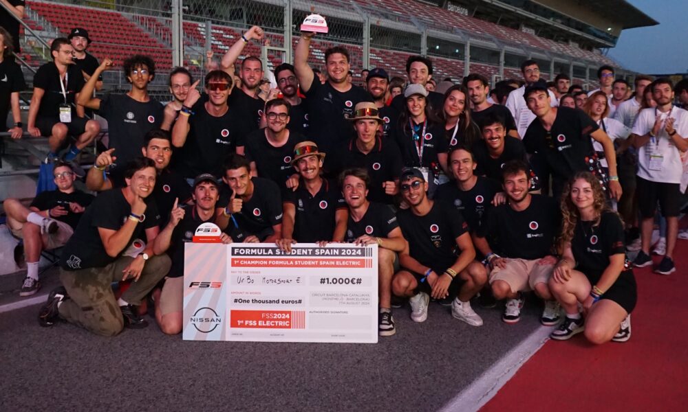 UniBo Motorsport festeggia il suo primo trionfo con l'elettrica a Barcellona