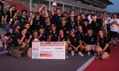 UniBo Motorsport festeggia il suo primo trionfo con l'elettrica a Barcellona