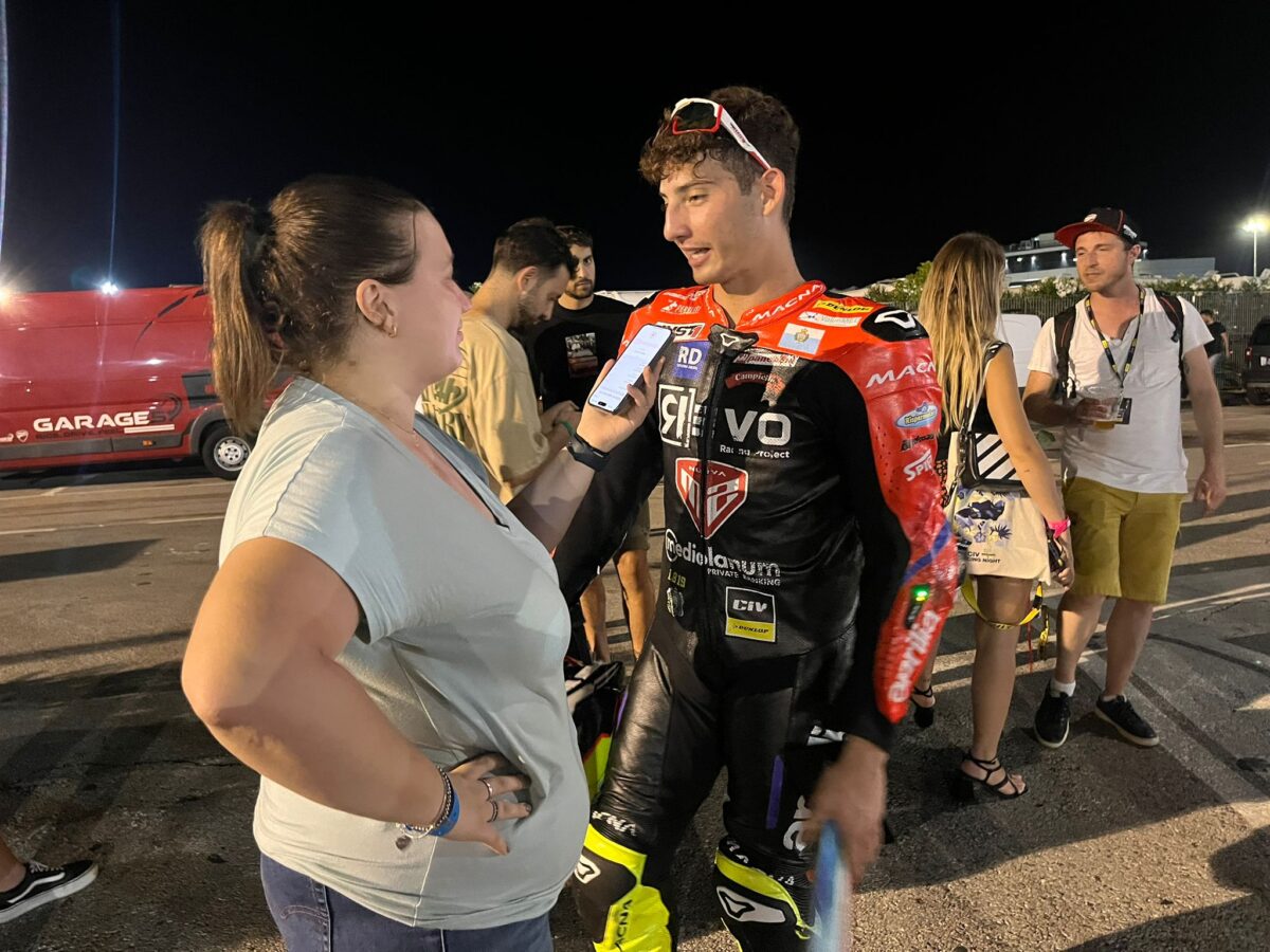 Luca Bernardi, 3° classificato nella Racing Night