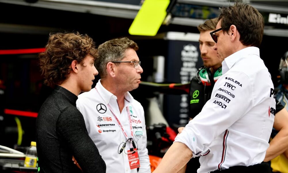 Toto Wolff ha confermato che Andrea Kimi Antonelli sarà in Mercedes F1 nel 2025 (© F1.com)