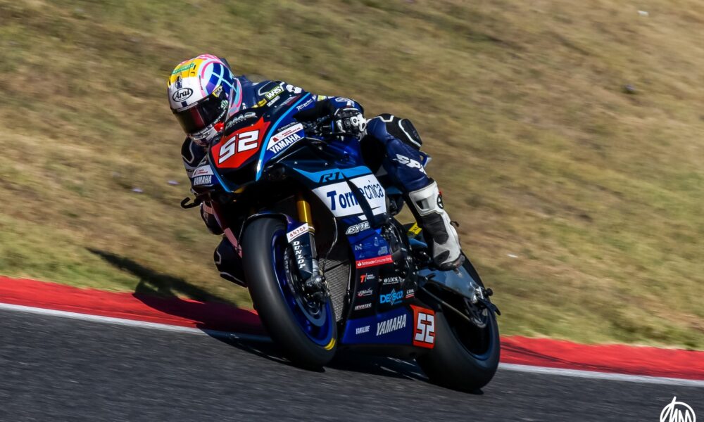 Alessandro Delbianco, terzo in Gara 2 CIV SBK al Mugello