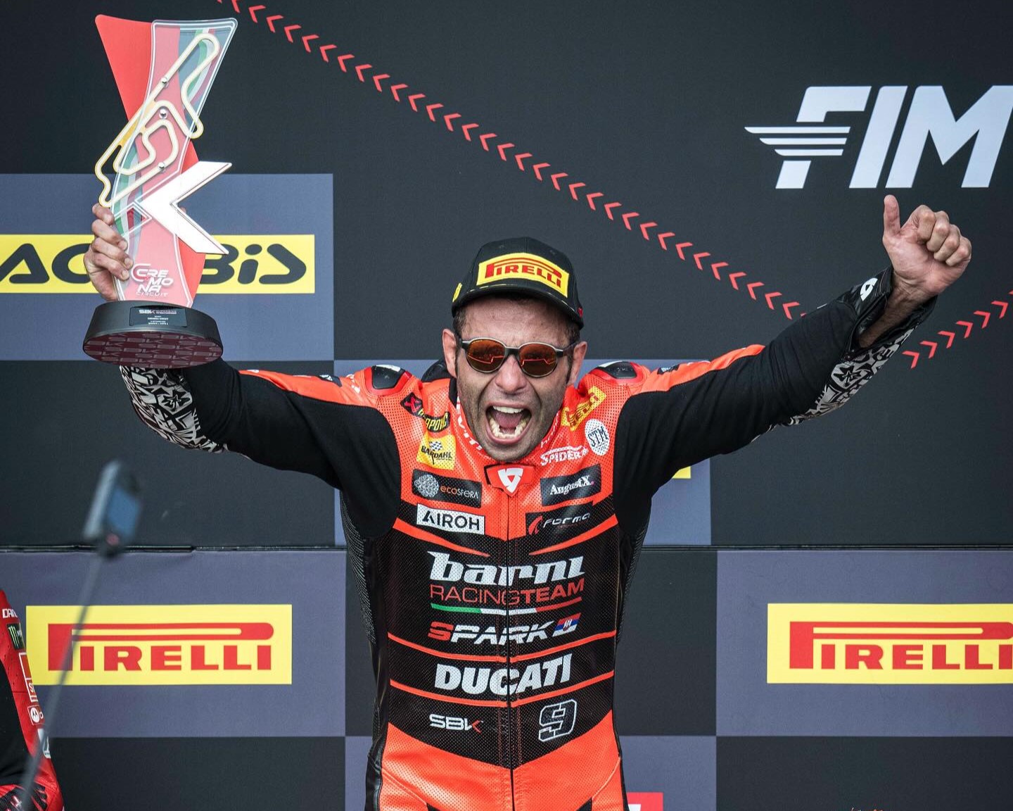 Danilo Petrucci dominatore del SBK Round di Cremona 2024