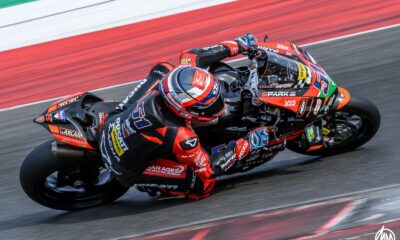 Michele Pirro in azione nel Round 5 del CIV 2024 al Mugello, dove ha vinto il suo decimo titolo nella SBK