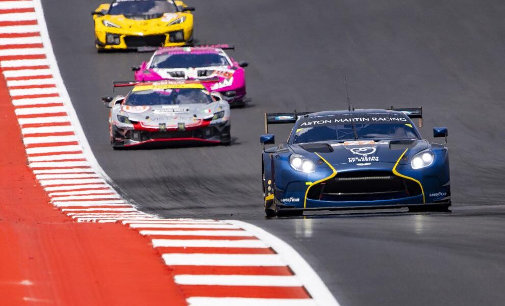 WEC 6 Ore Austin 2024, 3a ora. In testa la #27 Aston Martin Heart of Racing (© WEC)