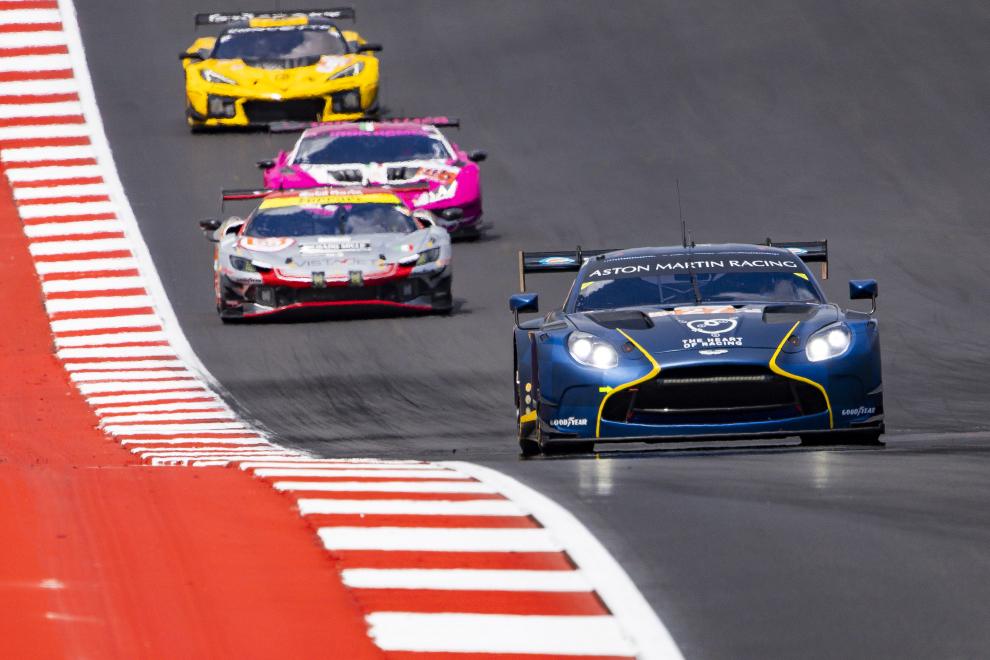 WEC 6 Ore Austin 2024, 3a ora. In testa la #27 Aston Martin Heart of Racing (© WEC)