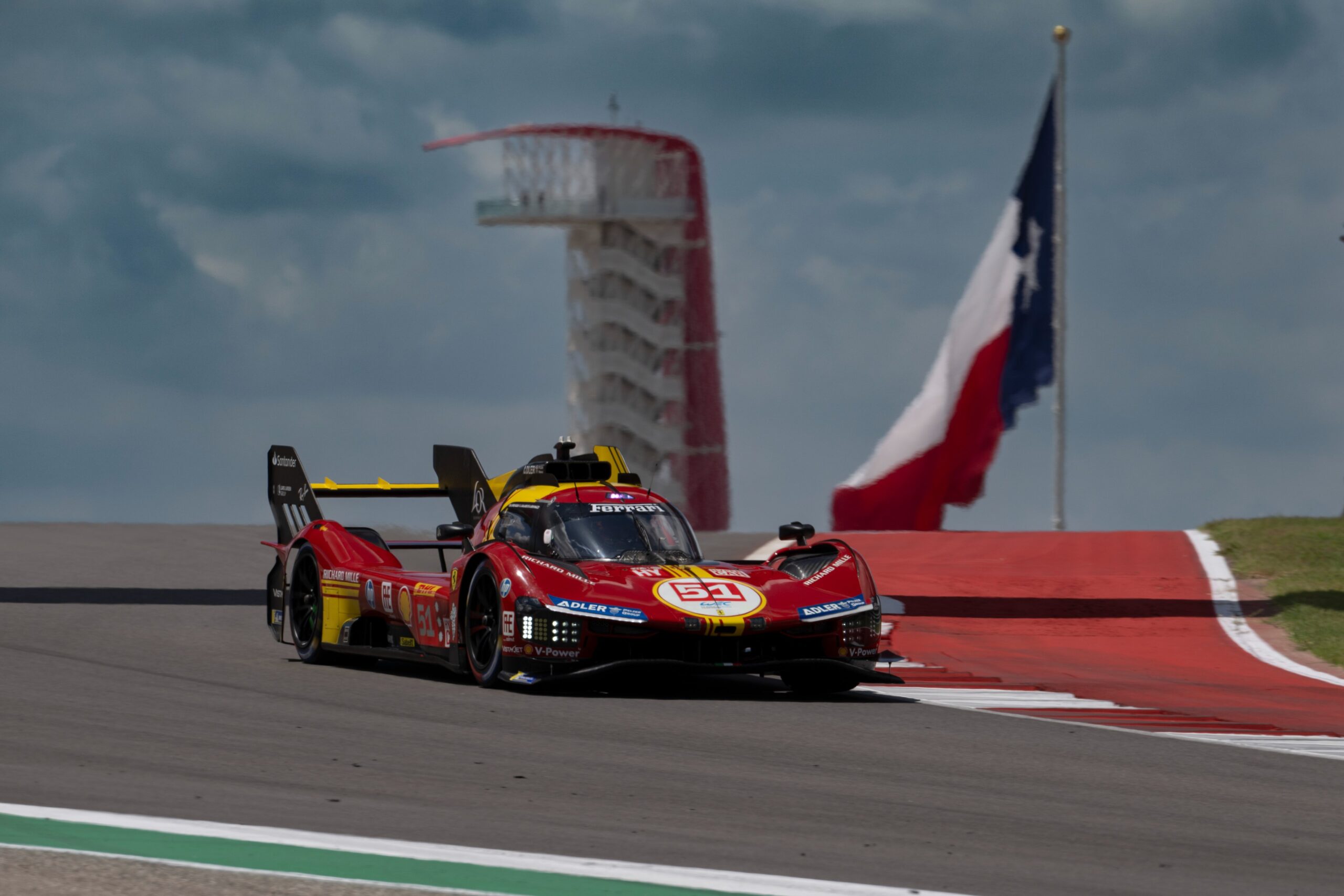 WEC 6 Ore Austin 2024 LMH qualifiche, la #51 Ferrari apre la doppietta rossa (© X.com Ferrari Hypercar)