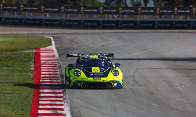 La #96 Porsche Rutronik Racing di Niederhauser e Muller vincitrice di Gara 2 (© GTWCE)