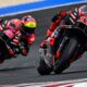 Le Aprilia di Vinales e Espargaro in azione