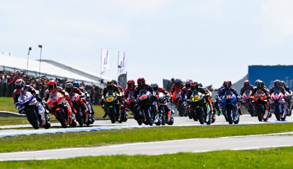 MotoGP in azione al Phillip Island Circuit