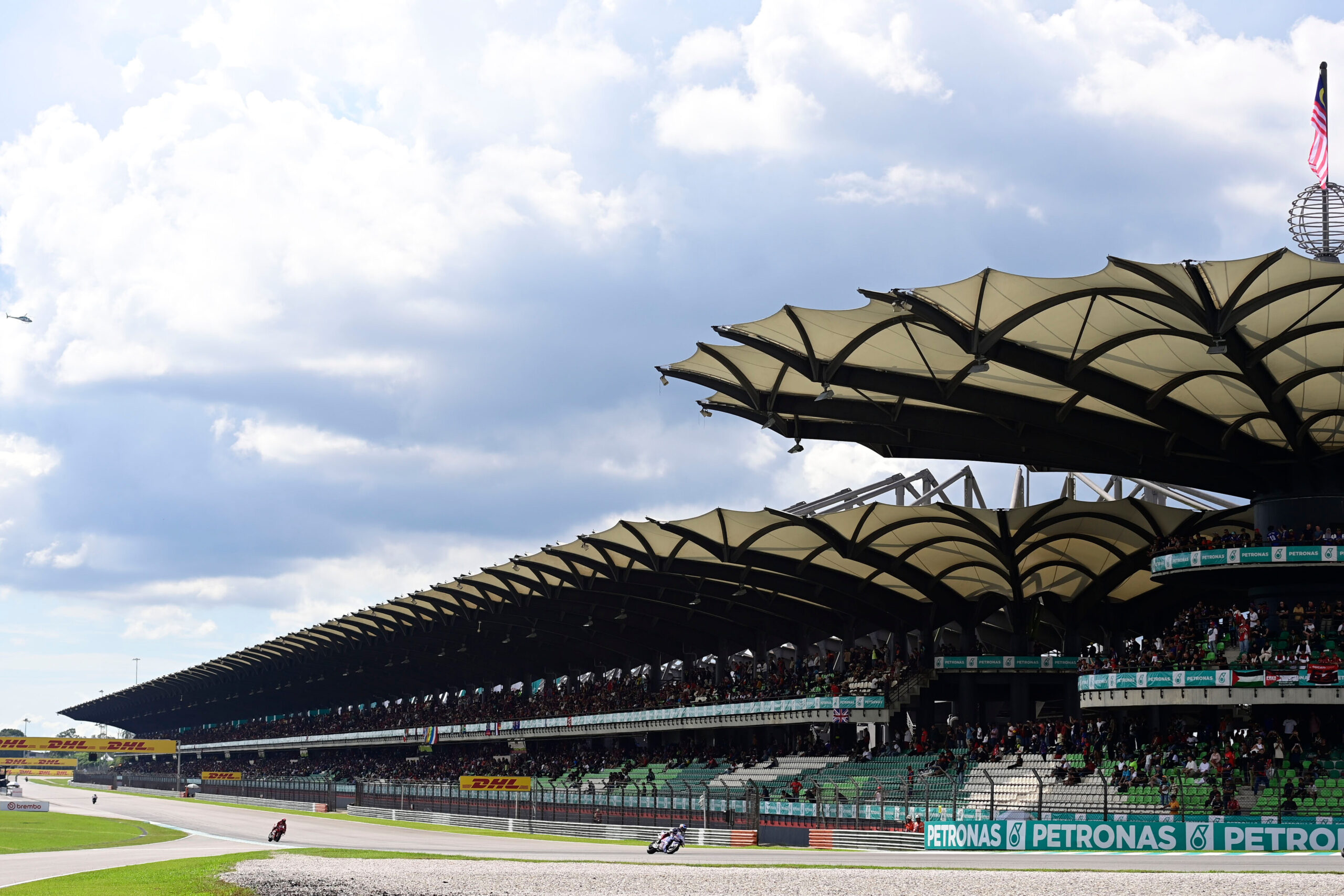 Il circuito di Sepang in occasione del Gp della Malesia 2023 della MotoGP