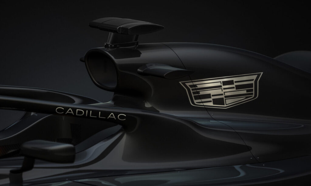 La prima immagine di Cadillac/GM, datata 2023, per l'ingresso in F1 (© Cadillac)