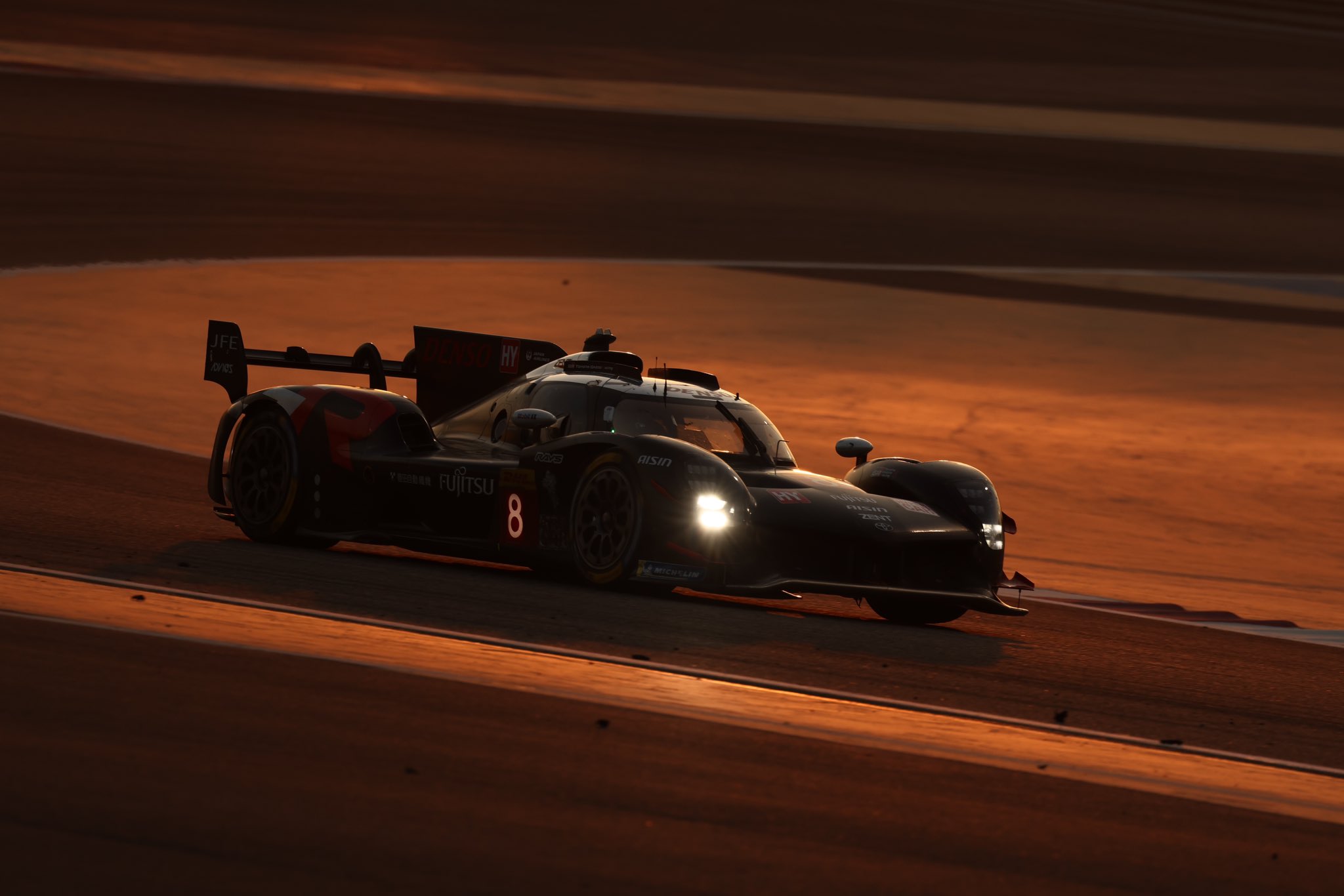 La #8 Toyota vincitrice della 8 Ore Bahrain 2024 (© x.com Toyota Gazoo Racing WEC)