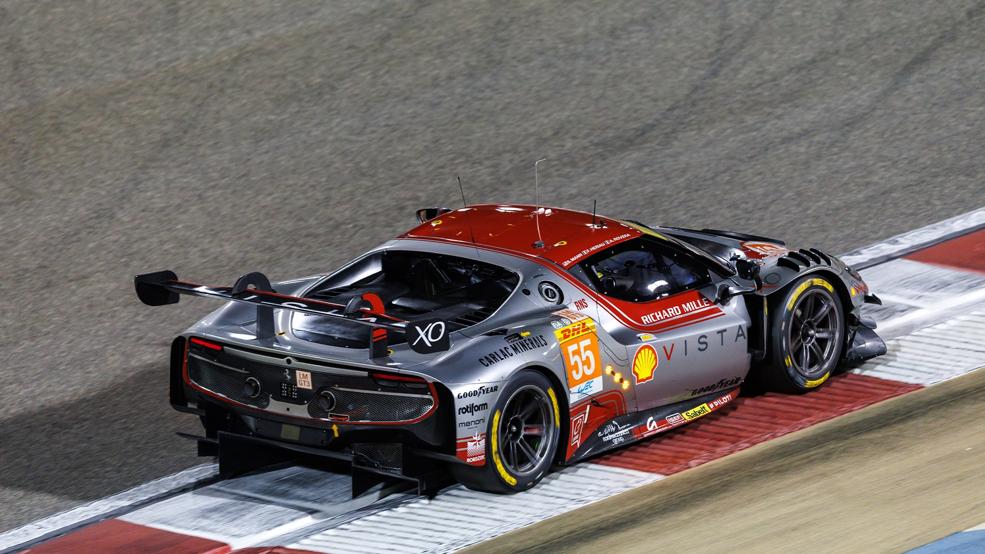 La #55 Ferrari Vista AF Corse vincitrice della 8 Ore Bahrain 2024 LMGT3 (© x.com Ferrari Races)