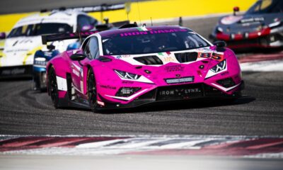 La #85 Lamborghini Iron Dames in testa a 120' dal termine della 8 Ore Bahrain 2024 (© WEC)