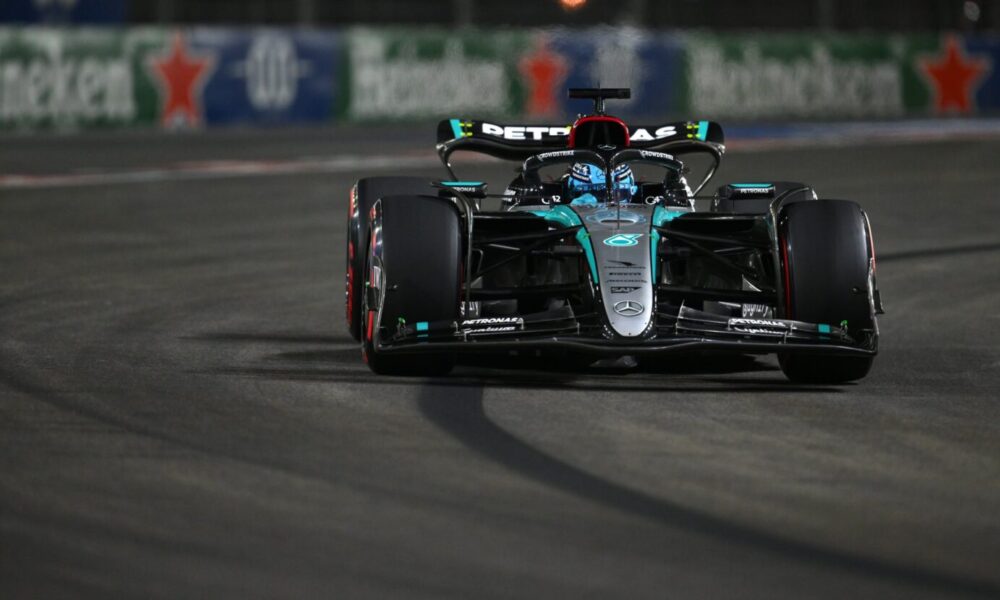 Russell f1 gp Las Vegas 2024 qualifiche