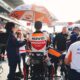 Luca Marini sulla griglia del SolidarityGP a Barcellona