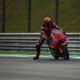 Pecco Bagnaia in azione a Sepang durante il GP di Malesia 2024