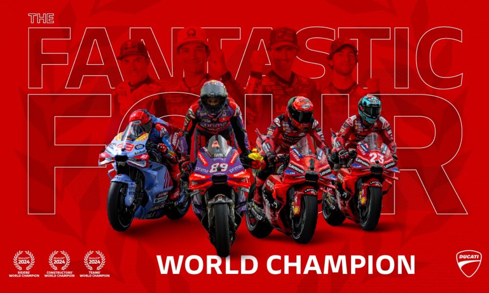 i Fantastici Quattro di Borgo Panigale all'evento "Ducati in Festa"