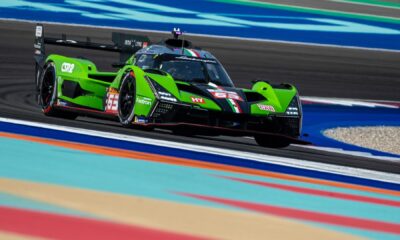 La Lamborghini SC63 durante il weekend di debutto nel WEC in Qatar (© Lamborghini)