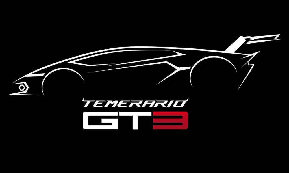 Il primo disegno della Lamborghini Temerario GT3 (© Lamborghini Squadra Corse)