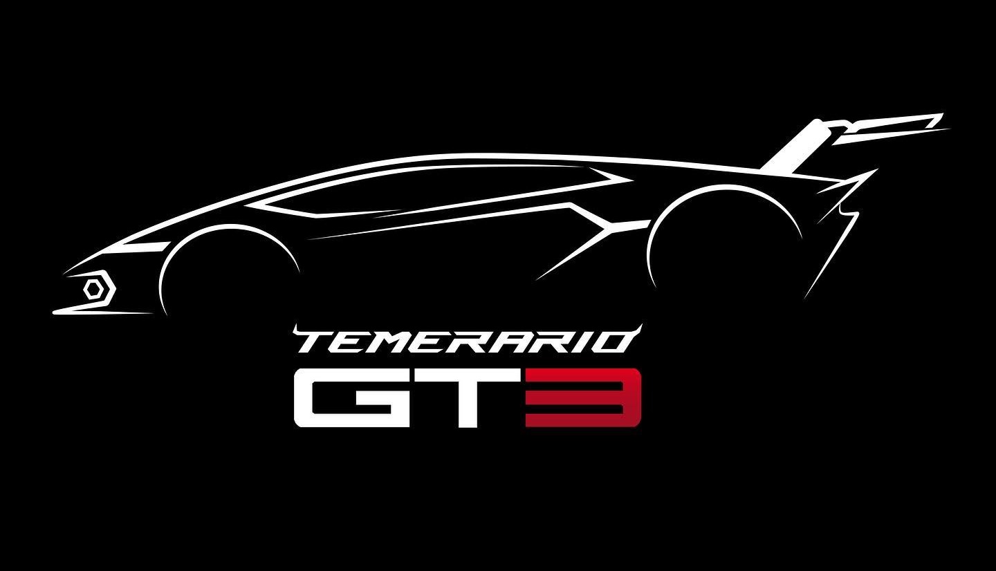 Il primo disegno della Lamborghini Temerario GT3 (© Lamborghini Squadra Corse)