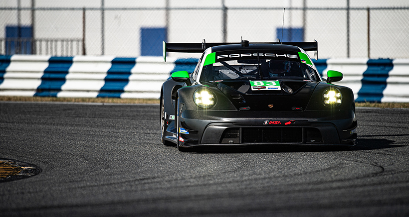 La Porsche Iron Dames nei test di Daytona (© IMSA)