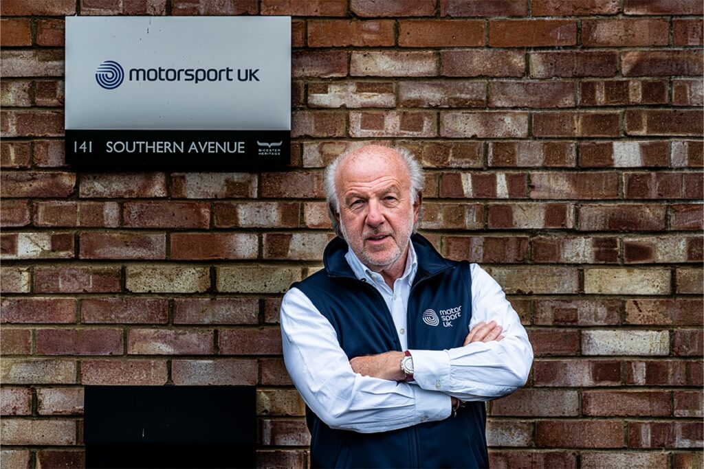 Il presidente di Motorsport UK David Richards (© Motorsport UK)