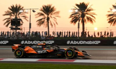 Lando Norris, poleman delle qualifiche ad Abu Dhabi