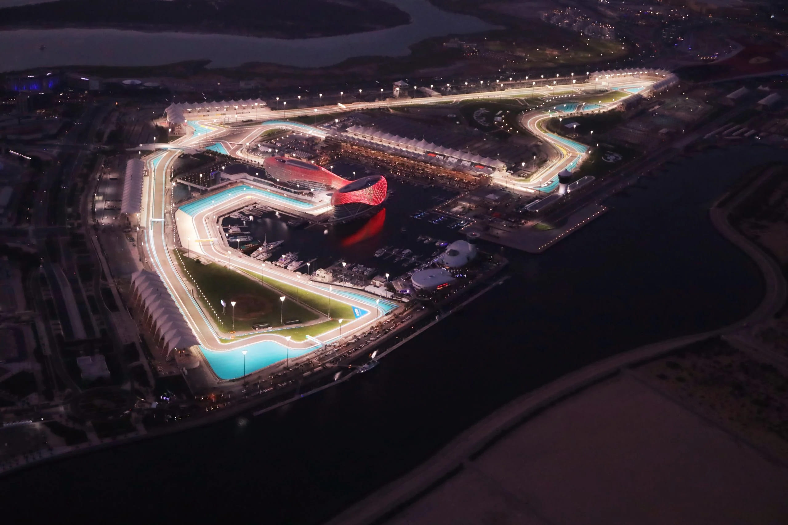 La pista di Yas Marina ad Abu Dhabi dove si correrà l'ultimo Round della stagione di F2