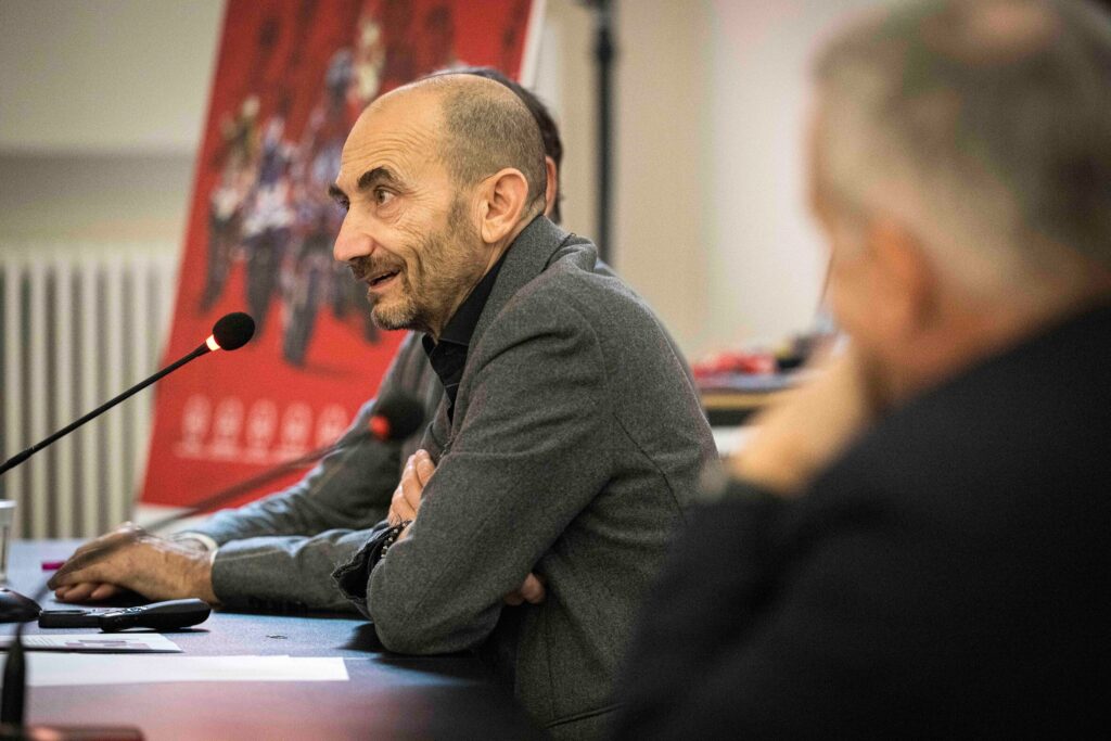 Claudio Domenicali in conferenza (© Ducati)