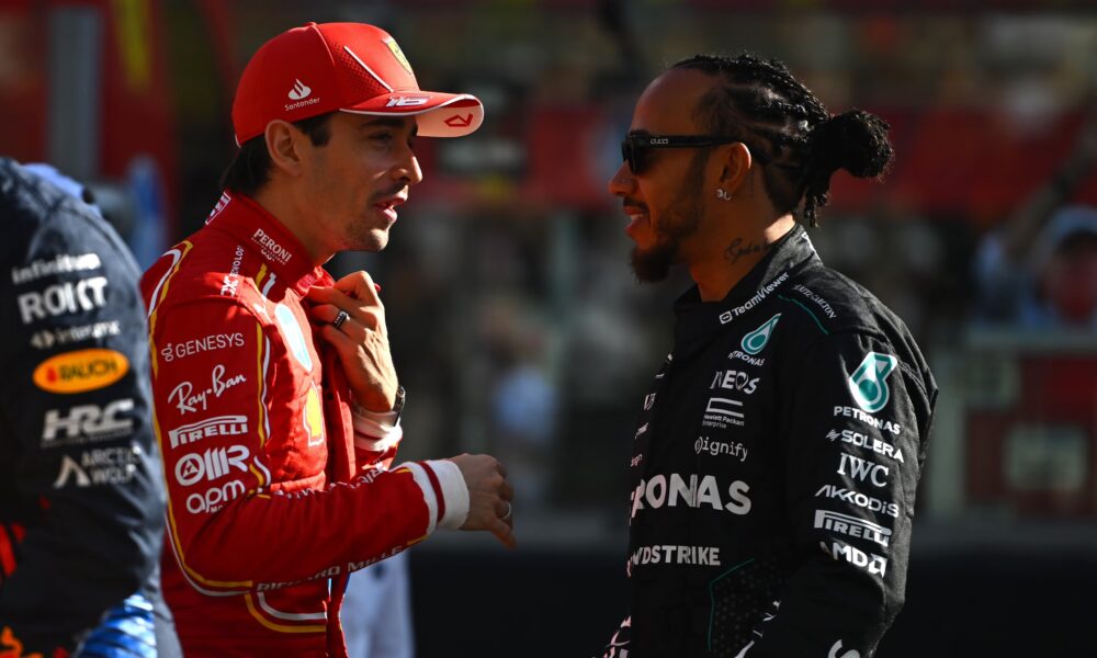 Charles Leclerc e Lewis Hamilton correranno in Ferrari nel 2025 (© F1.com)