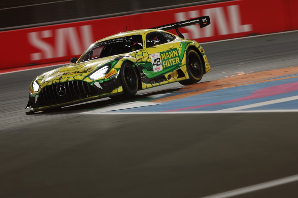 La #48 Mercedes Winward Racing dominatrice della 6H Jeddah (© GTWCE)