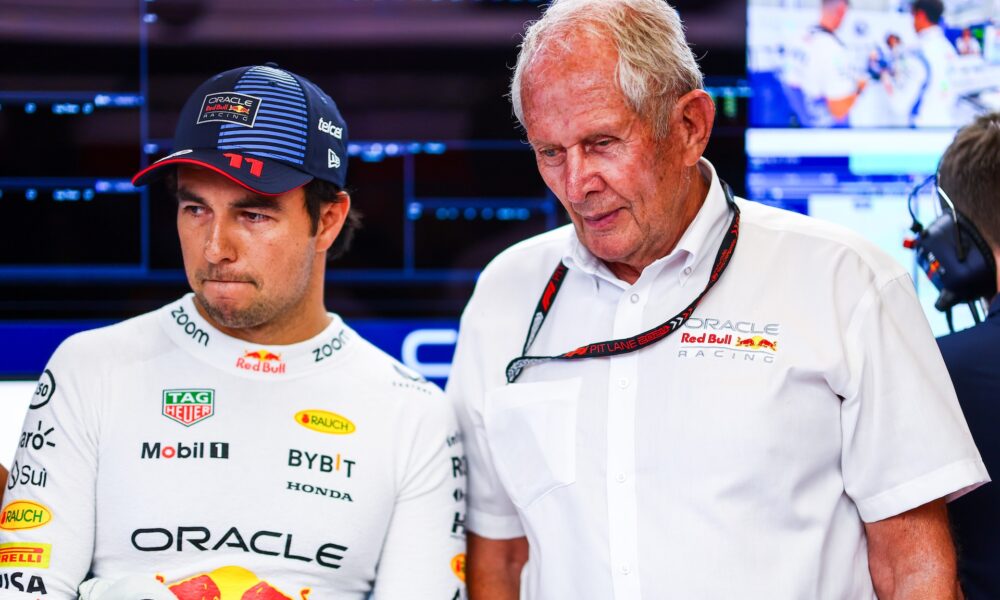 Sergio Perez con Helmut Marko (© Red Bull Content Pool)