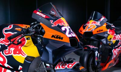 I cupolini delle KTM Tech3 2025 di Bastianini e Vinales (© KTM Tech3)