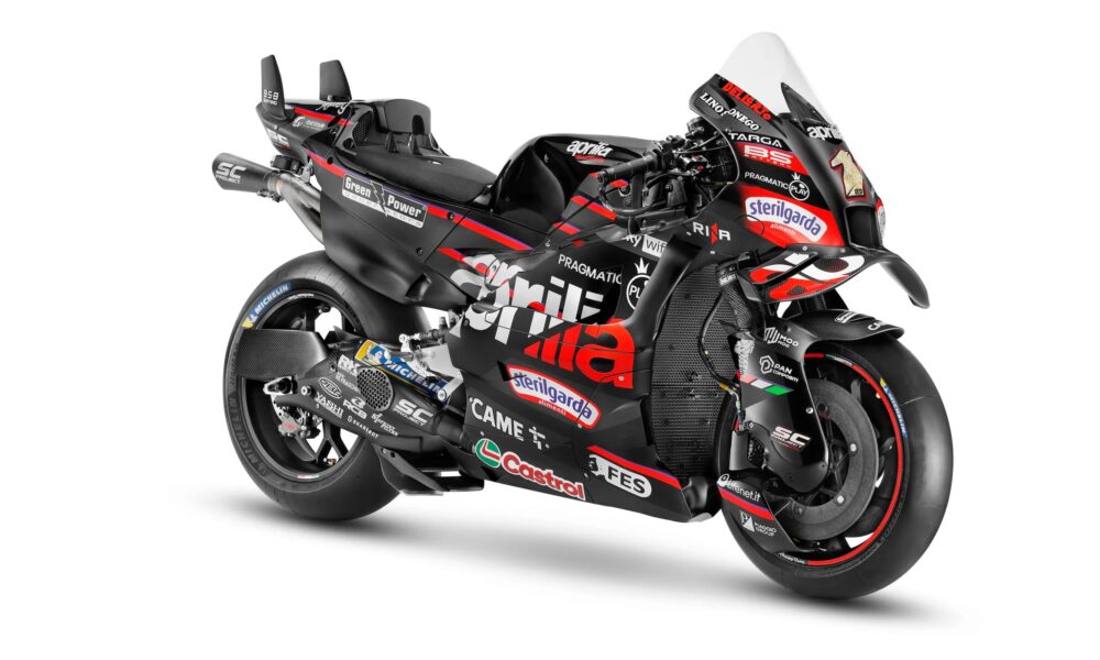 L'Aprilia RS-GP con il numero 1 (© Aprilia)