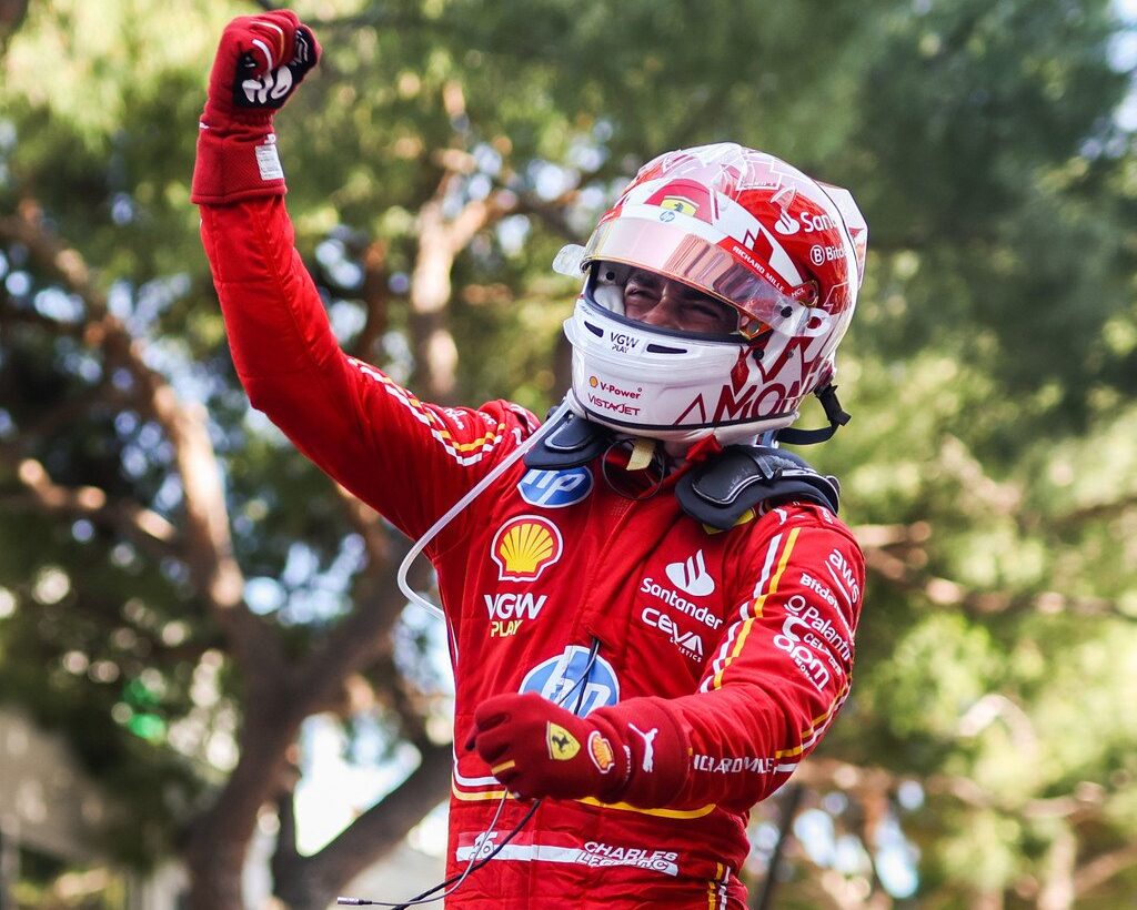 Charles Leclerc, vincitore del Gp di Monaco 2024